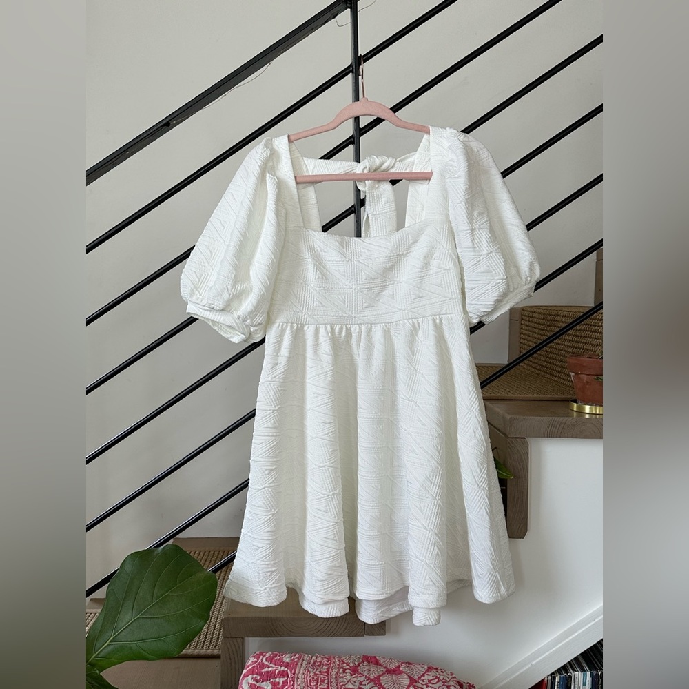 Free People Violet Mini Dress, White, Small, NWT